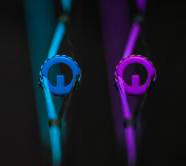 Precision Peeps blue and purple peeps