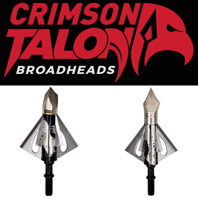 Pack of 3 Crimson Talon Broadheads G2-100-grain